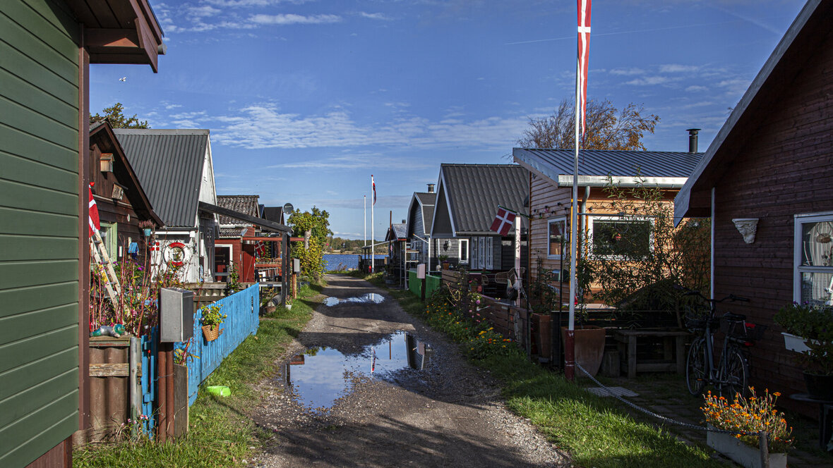Skure som beboelse i Fjordbyen i Aalborg