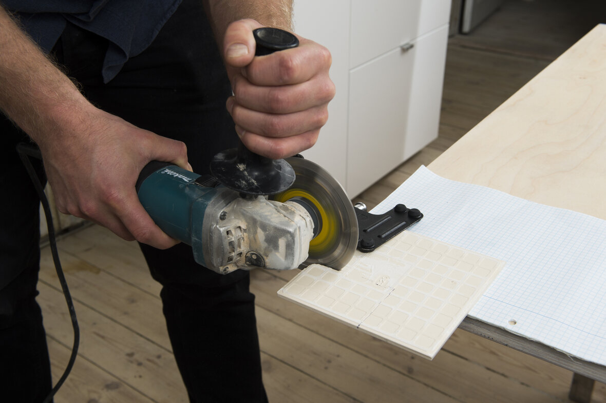 gør det selv-arbejde med vinkelsliber