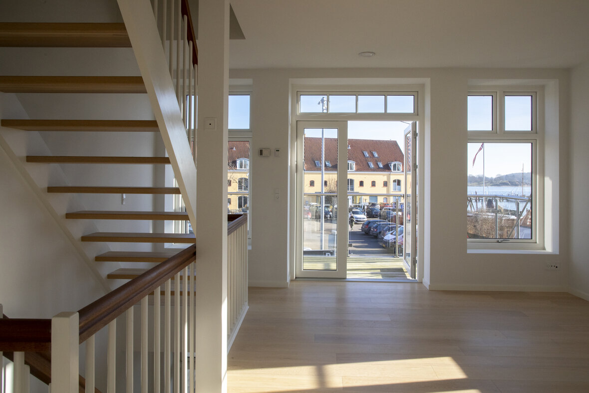 Et af de fire byhuse i Svendborg set indvendigt